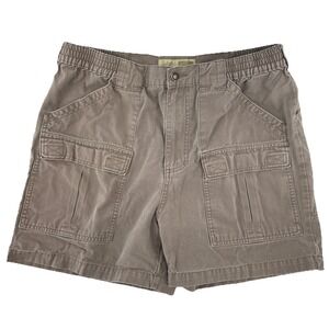 Cabela's Outdoors 6-Pocket Hiker Shorts Men's Size‎  36 Brown 100% Cotton